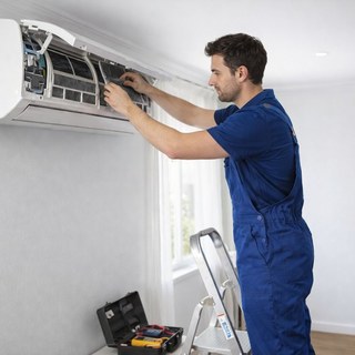 Anında Servis markalı servis aracı - Klima Servisi